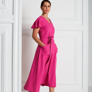 Margot Dress & Top PDF Sewing Pattern — Midi, Knee Length & Top Options | Sizes XXS–XXL