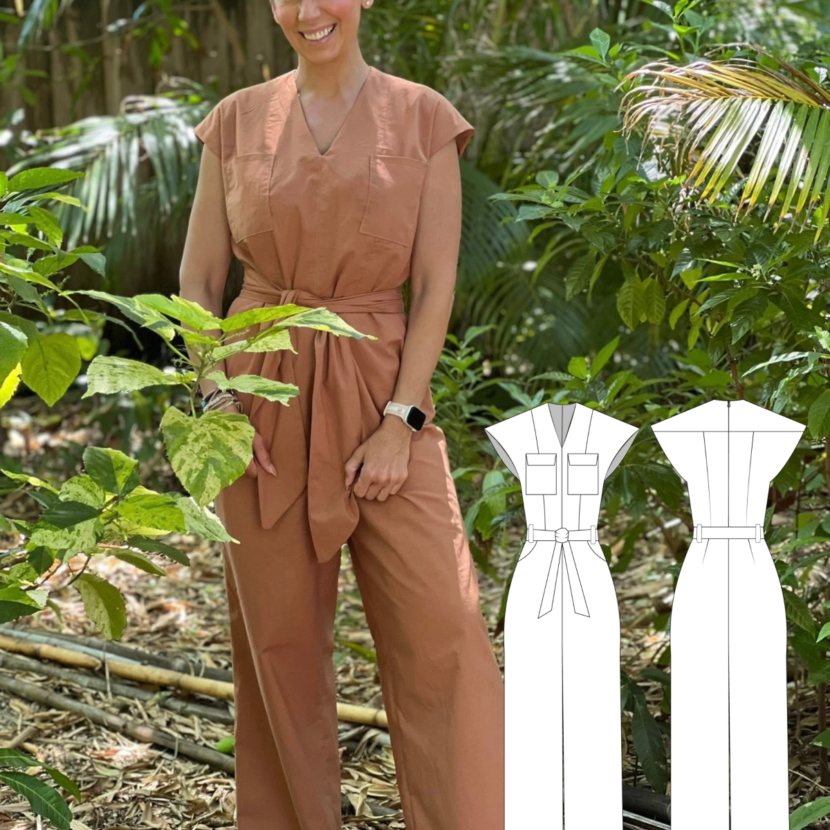Isabella Jumpsuit PDF Sewing Pattern