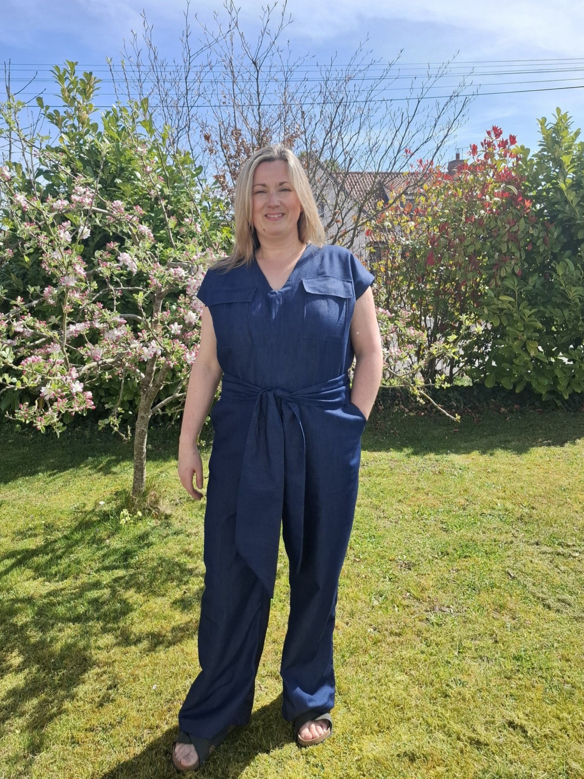 Isabella Jumpsuit PDF Sewing Pattern — Wide-Leg, Long & Cropped Options | Sizes XXS–XXL - Image 5